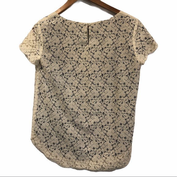 Aritizia Talulah Lace Overlay T-Shirt Medium - Picture 2 of 11